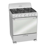 Mabe (Em7659Bfis1 ) | Estufa 30" Gas | Mesa De Acero Inoxidable 6 Quemadores | Gris
