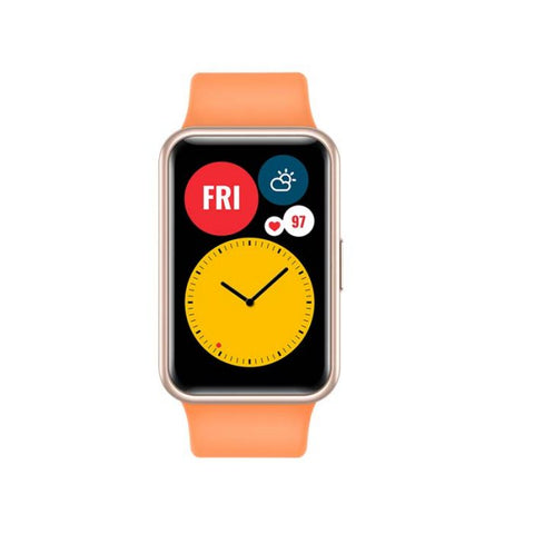 Huawei WATCH FIT 1 64 Bat 10 dias 12 Entrenador con Animacion Resi Agua 5ATM Monitor SPO2 ESTRES Ritmo Cardiado freq Cardiaca 24 7 96 Modo de ENTRE