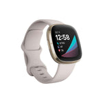 FITBIT (FB512GLWT) | SENSE SMARTWATCH | LUNAR WHITE/SOFT