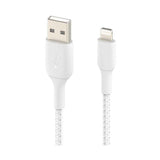 Cable Braided de carga rápida USB-A a Lightning | Belkin BOOST CHARGE | 1m | Blanco