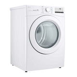 Secadora Eléctrica LG de Carga Frontal | 7.4 cu.ft | Smart Diagnosis | Blanco