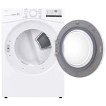 Secadora Eléctrica LG de Carga Frontal | 7.4 cu.ft | Smart Diagnosis | Blanco
