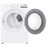 Secadora Eléctrica LG de Carga Frontal | 7.4 cu.ft | Smart Diagnosis | Blanco