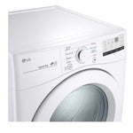 Secadora Eléctrica LG de Carga Frontal | 7.4 cu.ft | Smart Diagnosis | Blanco