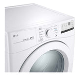 Secadora Eléctrica LG de Carga Frontal | 7.4 cu.ft | Smart Diagnosis | Blanco