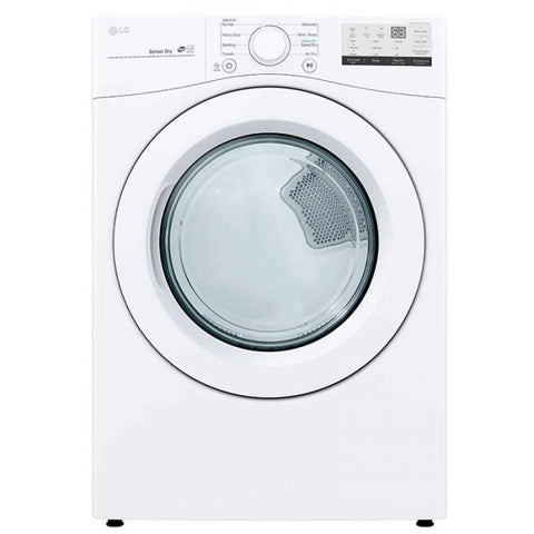 Secadora Eléctrica LG de Carga Frontal | 7.4 cu.ft | Smart Diagnosis | Blanco