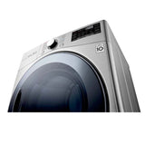 LG 22kg Secadora Electrica de Carga Frontal con Vapor & SmartThinQ(Wi-Fi), Color Acero