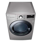 LG 22kg Secadora Electrica de Carga Frontal con Vapor & SmartThinQ(Wi-Fi), Color Acero