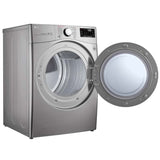 LG 22kg Secadora Electrica de Carga Frontal con Vapor & SmartThinQ(Wi-Fi), Color Acero