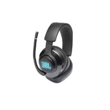 JBL Quantum 400 On Ear RGB Lighting USB 3 5mm Quantum surround 7 1 DTS HP X 2 0 Noise Isolation Passive Flip Up directional Boom Mic Game