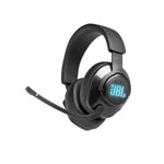 JBL Quantum 400 On Ear RGB Lighting USB 3 5mm Quantum surround 7 1 DTS HP X 2 0 Noise Isolation Passive Flip Up directional Boom Mic Game