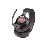 JBL Quantum 400 On Ear RGB Lighting USB 3 5mm Quantum surround 7 1 DTS HP X 2 0 Noise Isolation Passive Flip Up directional Boom Mic Game
