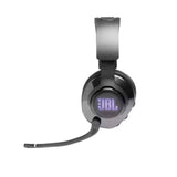 JBL Quantum 400 On Ear RGB Lighting USB 3 5mm Quantum surround 7 1 DTS HP X 2 0 Noise Isolation Passive Flip Up directional Boom Mic Game