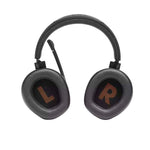 JBL Quantum 400 On Ear RGB Lighting USB 3 5mm Quantum surround 7 1 DTS HP X 2 0 Noise Isolation Passive Flip Up directional Boom Mic Game