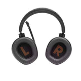 JBL Quantum 400 On Ear RGB Lighting USB 3 5mm Quantum surround 7 1 DTS HP X 2 0 Noise Isolation Passive Flip Up directional Boom Mic Game