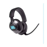 JBL Quantum 400 On Ear RGB Lighting USB 3 5mm Quantum surround 7 1 DTS HP X 2 0 Noise Isolation Passive Flip Up directional Boom Mic Game