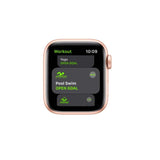 Apple Watch | SE GPS | 40mm | Gold Aluminum Case with Pink | Sand Sport Band Regular