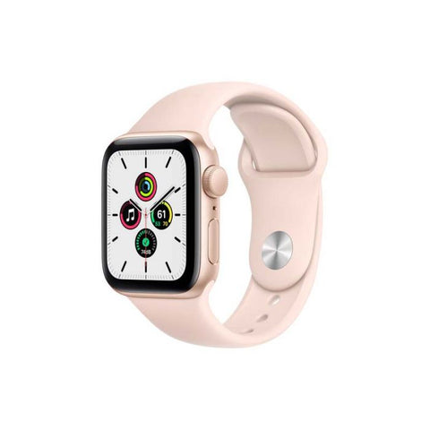 Apple Watch | SE GPS | 40mm | Gold Aluminum Case with Pink | Sand Sport Band Regular
