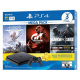 PlayStation 4 | Consola de 1TB Megapack 16 | Negro