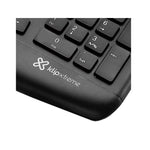 Klip Xtreme ( KBK250 ) |Ergonomic Business Keyboard | Wired USB | Built in Scroll | Spanish | Negro