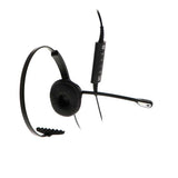 Klip Xtreme ( KCH901 ) |KX Hardest Wired On ear | Vol Mic | Bussines USB | Mono | Negro