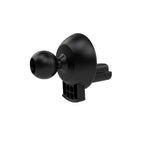 KLIP XTREME ( KMA610 ) | KX Car wireless charging mount with fast charging | 5W 7 5W 10W | compatible Qi certificaded Dual Suction and car vent adapter No wall adapter | NEGRO