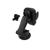 KLIP XTREME ( KMA610 ) | KX Car wireless charging mount with fast charging | 5W 7 5W 10W | compatible Qi certificaded Dual Suction and car vent adapter No wall adapter | NEGRO