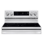 Estufa eléctrica InstaView™ LG | 6.3 pies cúbicos | Horno de convección | Wi-Fi inteligente con Air Fry | 5 quemadores | Acero inoxidable