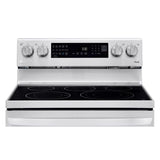 Estufa eléctrica InstaView™ LG | 6.3 pies cúbicos | Horno de convección | Wi-Fi inteligente con Air Fry | 5 quemadores | Acero inoxidable