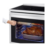 Estufa eléctrica InstaView™ LG | 6.3 pies cúbicos | Horno de convección | Wi-Fi inteligente con Air Fry | 5 quemadores | Acero inoxidable