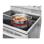 Estufa Eléctrica LG LREL6323S l 6.3P? de convección con ventilador habilitada para Wi-Fi inteligente con Air Fry y EasyClean®