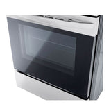 Estufa Eléctrica LG LREL6323S l 6.3P? de convección con ventilador habilitada para Wi-Fi inteligente con Air Fry y EasyClean®