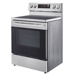 Estufa Eléctrica LG LREL6323S l 6.3P? de convección con ventilador habilitada para Wi-Fi inteligente con Air Fry y EasyClean®
