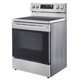 Estufa Eléctrica LG LREL6323S l 6.3P? de convección con ventilador habilitada para Wi-Fi inteligente con Air Fry y EasyClean®