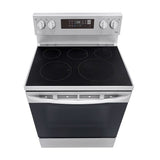 Estufa Eléctrica LG LREL6323S l 6.3P? de convección con ventilador habilitada para Wi-Fi inteligente con Air Fry y EasyClean®