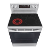 Estufa Eléctrica LG LREL6323S l 6.3P? de convección con ventilador habilitada para Wi-Fi inteligente con Air Fry y EasyClean®