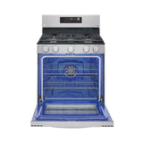 Estufa a gas de convección LG | Wi-Fi inteligente | 5.8 pies cúbicos con Air Fry y EasyClean® | 5 Quemadores | Ventilador en el horno | Acero inoxidable