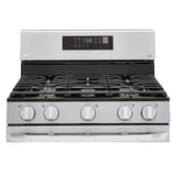 Estufa a gas de convección LG | Wi-Fi inteligente | 5.8 pies cúbicos con Air Fry y EasyClean® | 5 Quemadores | Ventilador en el horno | Acero inoxidable