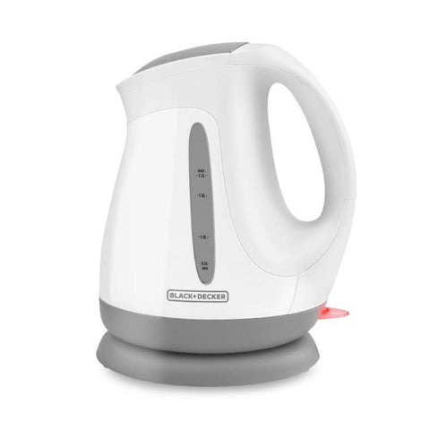 Black & Decker JKC681 | Tetera 2000 watts | Capacidad 1 7 | lt Base giratoria de 360 | 730 Apagado autom tico Sistema Anti Goteo Guardacable | Balnco