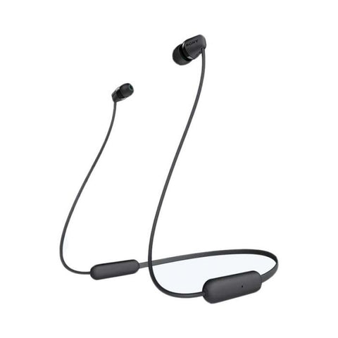 Sony Audífonos internos inalámbricos WI-C200 In Ear con Bluetooth 15 Horas de Reproduccion opcion Manos Libres Voice Assistant Smart Negro