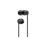 Sony Audífonos internos inalámbricos WI-C200 In Ear con Bluetooth 15 Horas de Reproduccion opcion Manos Libres Voice Assistant Smart Negro