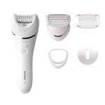 Phillips Epilator Series 8000 Wet & Dry epilator BRE710/00 DEPILADORA DE MUJER CON 4 ACCESORIOS ESTUCHE ACCESORIO PARA ESTIRAR LA PIEL CABEZAL DE AFEITADO