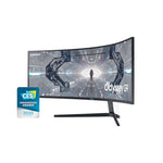 Samsung Monitor | Odyssey G9 DQHD de 49" | con pantalla curva 1000R | Blanco
