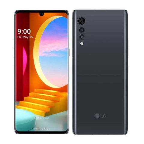 SMARTPHONE LG VELVET | CAPACIDAD 128 GB | PANTALLA 6.8” FHD+ | TRIPLE CÁMARA | HUELLA DIGITAL | BATERÍA DE 4300 MAH I IP68 I COLOR AURORA GRIS