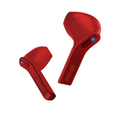 MAXELL | Dynamic True Wireless Earbuds | Bluetooth Microfono | Rojo