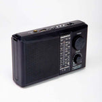 Deawoo ( DWR1800SR) | Radio Multi Funcion recargable | AM FM SW | BLUETOOTH | USB | MICRO SD | Panel Solar | Negro