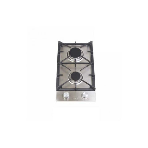 ESTUFA 30 CM A GAS ACERO INOXIDABLE 2 QUEMADORES V LVULAS DE SEGURIDAD PARRILLA DE HIERRO COLADO PERILLAS DE ACERO ENCENDIDO ELECTRICO VOLTAJE 110V
