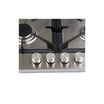 DRIJA ESTUFA Empotrable | 60CM A GAS | ACERO INOXIDABLE | 4 QUEMADORES | 4 VÁLVULAS DE SEGURIDAD | PERILLAS DE ACERO PARRILLAS | DE HIERRO COLADO | Encendido Eléctrico | VOLTAJE 110V 240V