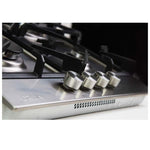DRIJA ESTUFA Empotrable | 60CM A GAS | ACERO INOXIDABLE | 4 QUEMADORES | 4 VÁLVULAS DE SEGURIDAD | PERILLAS DE ACERO PARRILLAS | DE HIERRO COLADO | Encendido Eléctrico | VOLTAJE 110V 240V