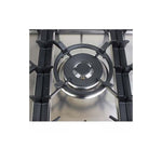 DRIJA ESTUFA Empotrable | 76CM A GAS ACERO INOXIDABLE | 5 QUEMADORES | 5 Válvulas de Seguridad | Parrillas de Hierro Colado| Perillas Metálicas | Parrillas de Hierro Colado | ENCENDIDO ELECTRICO | VOLTAJE 110V 240V